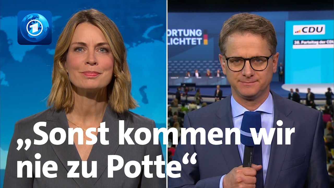 CDU-Parteitag: Wahl zum Parteivorsitz, Debatten und Reformen | tagesthemen-Interview