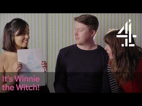 The Cast of Flowers Draw a Children's Book Character in 30 Seconds