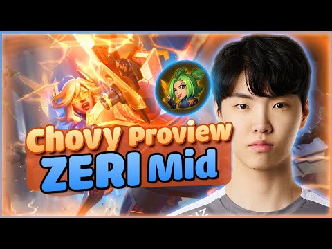 Chovy Stream Zeri Mid | Destroying Korea with 200CS at 17min