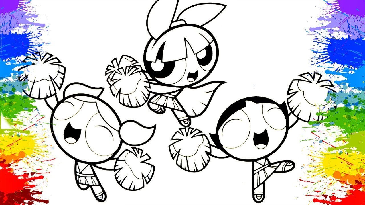 COMO PINTAR Meninas Superpoderosas Desenho infantil Cartoon Network Brasil Desenhos Colorir kids tv