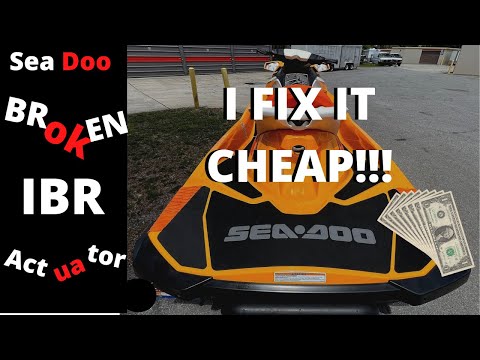 How to repair SeaDoo IBR Actuator! (Removal And Repair)