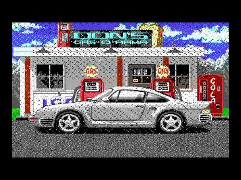 Test Drive 2 (DOS) - Master Scenery longplay, hardest difficulty