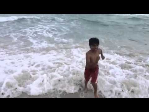 Ronit and Rushil at Palm beach