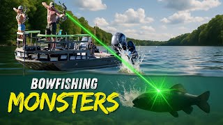 Bowfishing Monster buffalo w/ Insane Slow Motion 🤯