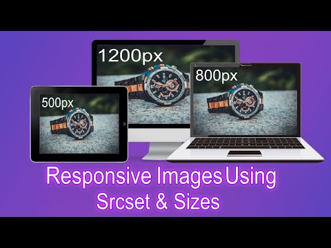 Responsive Images with HTML and CSS using Srcset & Sizes | #2