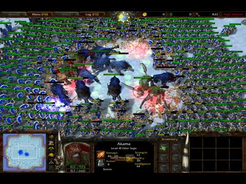 1000 Footman vs 10 Akama (Lv10 With Skills) Fully Upgrade 1080p