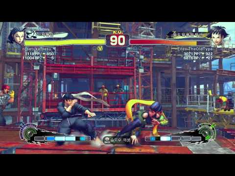 SSF4 AE Ranked Match: rosetukaidesu(rose) vs Enzo TheOldType(makoto)