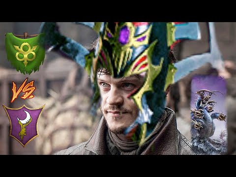 A Wild Dark Elf Rakarth Build Appears! Dark Elves vs Nurgle - Total War Warhammer 3