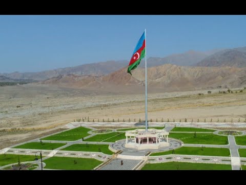 Ordubad şəhərində şəhidlərin xatirəsinə Bayraq Meydanı yaradılıb