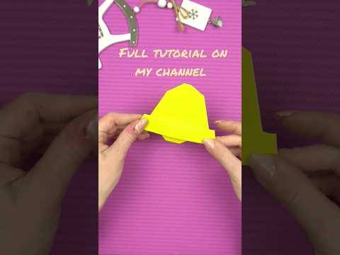 origami Christmas bells. how to make #howtomake #easyorigami #howtomakeorigami