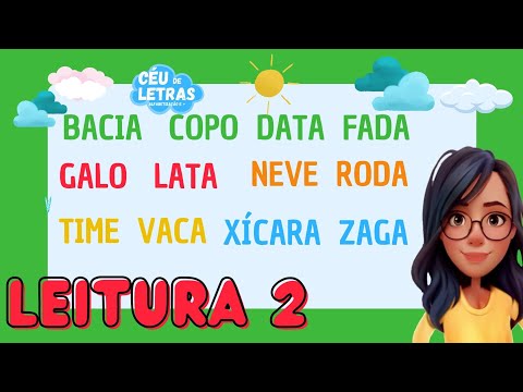 APRENDER A LER E SEPARAR AS SÍLABAS| Aula de leitura