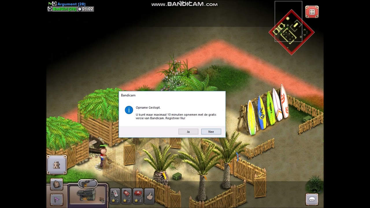 Gunrox Argument vs Badgirl ageless art game