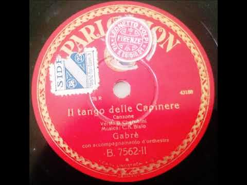 GABRE’ - IL TANGO DELLE CAPINERE