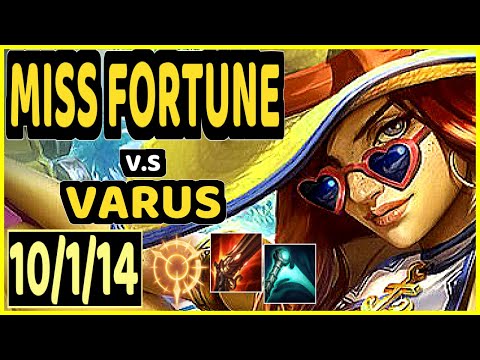 DREAM (MISS FORTUNE) vs VARUS - 10/1/14 KDA BOTTOM ADC GAMEPLAY - OC Ranked GRANDMASTER