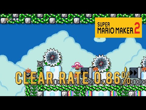 🍄  Super Mario Maker 2 🅜 Clear Rate 0.86% 🅜 Infernal Garden: Infestation  🍄