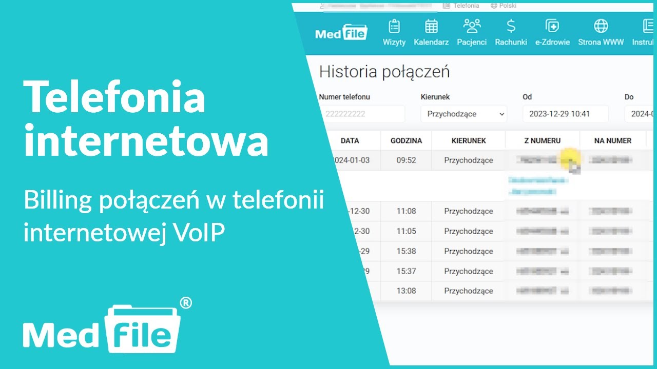 Billing połączeń w telefonii internetowej VoIP