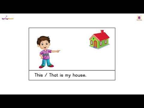 ‘This’ and ‘That’ - 1 | Springboard SR KG Words & Sentences Part - 2 | Periwinkle