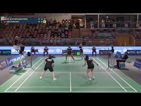 Match point - De Wit / Tirtosentono vs Ercetin / Inci - WD, SF - Luxembourg Open 2023