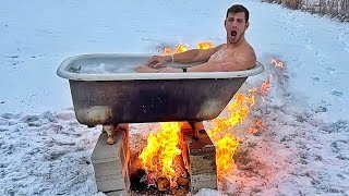 My Outdoor Hot Tub Was LITERALLY On Fire | Ross Smith