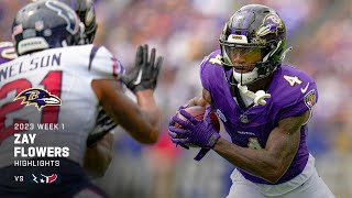 Best Zay Flowers Plays in his Rookie Debut