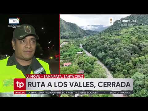 Tramo La Angostura - Samaipata estará cerrado hasta el domingo