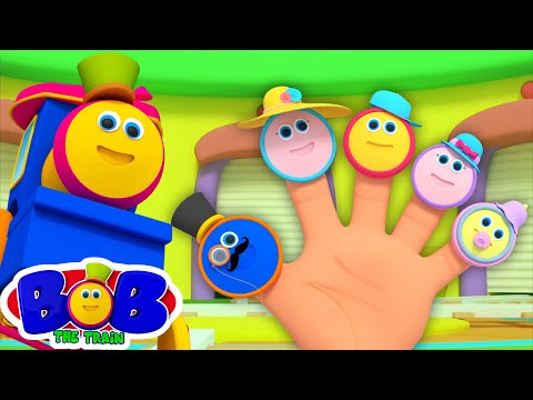 Bob The Train Finger Family Song | Train Family Fun Song + More Nursery Rhymes & Kids Songs