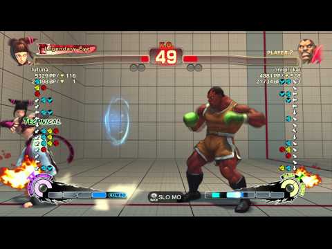 SSFIVAE~ Juri (Lutuna) vs.  Balrog (onigirl kai) HD