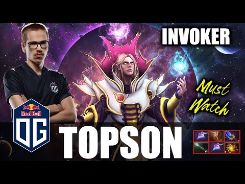 Topson - INVOKER Mid - 7.28 - Must Watch - Dota 2 Pro Games - Full Gameplay