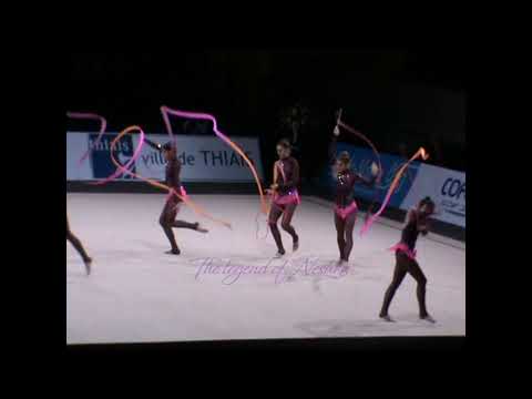 HUNGARY 3 ribbons 2 ropes - 2009 Thiais Groups AA