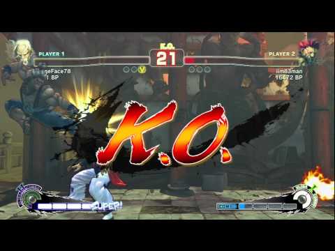 SSF4: OrgangeFace (Gen) VS iim83man (Akuma)
