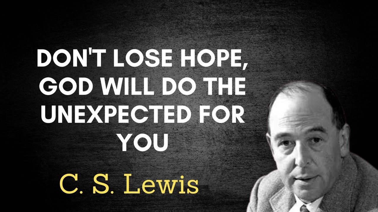 Don't Lose HOPE, God will do the UNEXPECTED for YOU