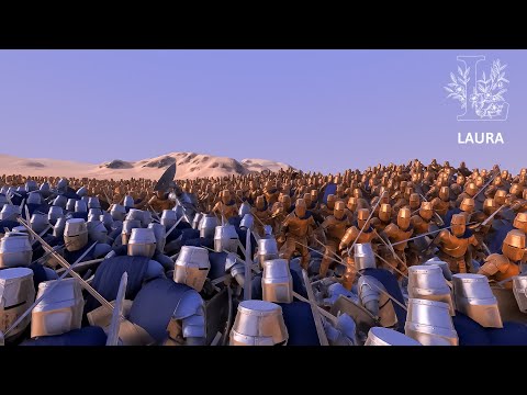 20.000 Heavy Knights vs 20.000 Golden Knights- Ultimate Epic Battle Simulator 2- UEBS 2