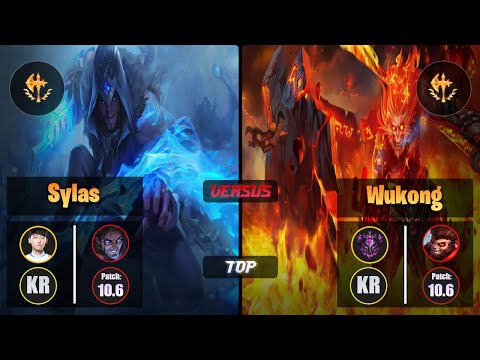 Nuguri SYLAS (Top) [Conqueror] VS WUKONG - Master KR Patch 10.6