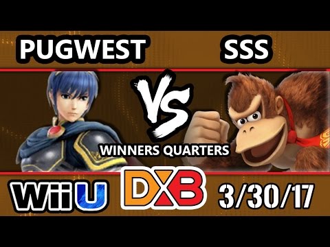 DXB 2017 SSB4 - Pugwest (Marth) Vs. Coco | SSS (Donkey Kong, Diddy) Smash 4 WQ - Smash Wii U