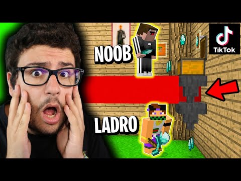 PUOI RUBARE I DIAMANTI CON I TIK TOK VIRALI ? - Minecraft