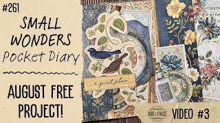 Small Wonders #3 | A Vintage Pocket Diary | August Free Printable Project