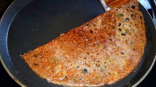 10 நிமிடத்தில் உடனடி மொறுமொறு கேழ்வரகு தோசை செய்வது எப்படி|Instant Crispy Ragi dosa breakfast 10 min