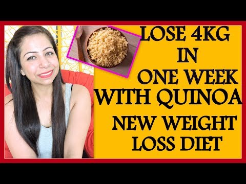 How to Lose Weight Fast 4Kg in 7 Days with Quinoa | Full Day Diet Plan/Meal Plan for Weight Loss Video