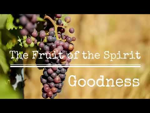 Fruit of the Spirit Series: Goodness