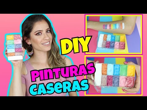 Como hacer Pintura Facial Casera para HALLOWEEN | PINTURA EN CREMA Para Cara y Cuerpo | NatyGloss