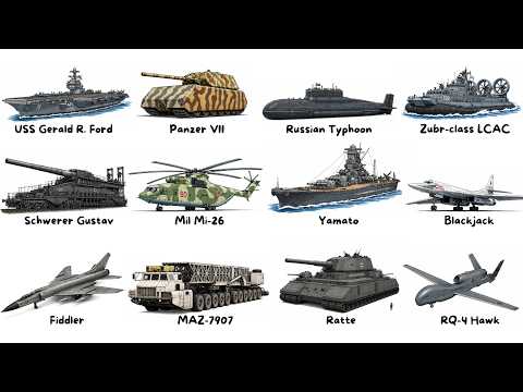 The Biggest Military Machines Ever Built Explained 
