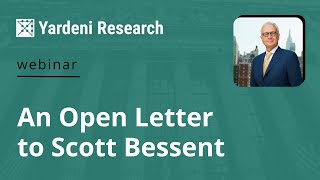 An Open Letter to Scott Bessent