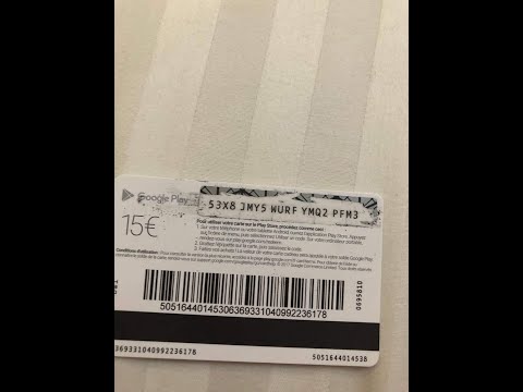 code carte google play gratuit 2020