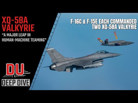 How the XQ-58A Valkyrie, controlled from a piloted fighter, can be a force multiplier ?