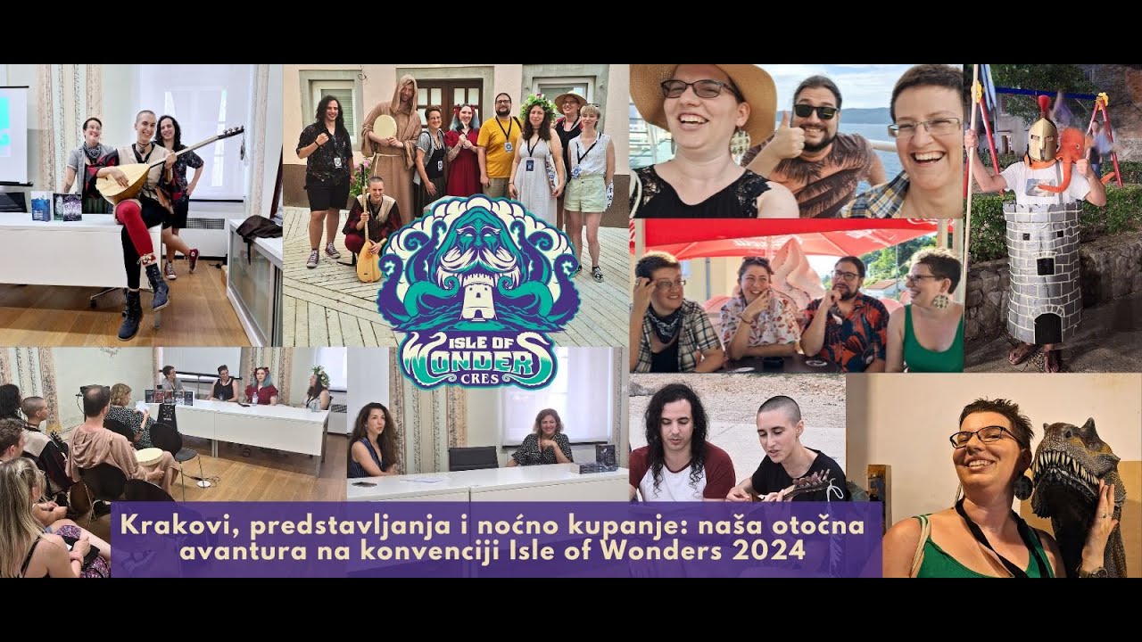 Krakovi, predstavljanja i noćno kupanje: naša otočna avantura na konvenciji Isle of Wonders 2024