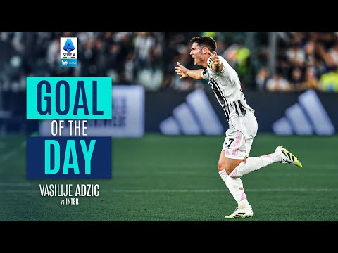 GOAL OF THE DAY | La rete di Adzic in SlowMotion | Juventus-Inter | Serie A Enilive 2025/26