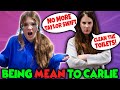 Being MEAN To Carlie For 24 Hours! No TAYLOR SWIFT!