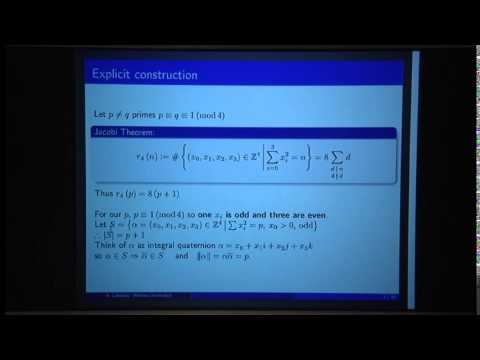 Alexander Lubotzky -  From Ramanujan graphs to Ramanujan complexes