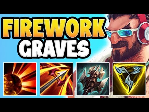 WINNING SHOULDN'T BE THIS EASY! FIREWORK GRAVES STRAT IS 100% BUSTED! GRAVES TOP! League of Legends
