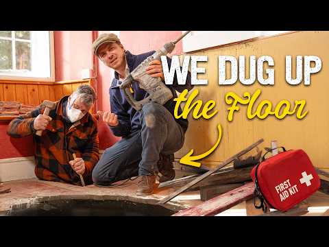 What We Found Beneath the Kitchen Floor…...of the MANOR